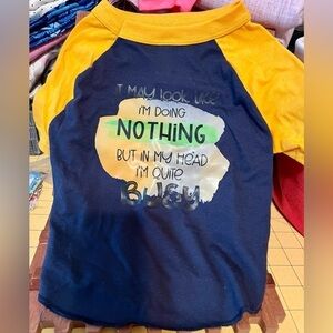 Hand Pressed Dog T-Shirt, Medium American Apoarel Dog Collection, BN